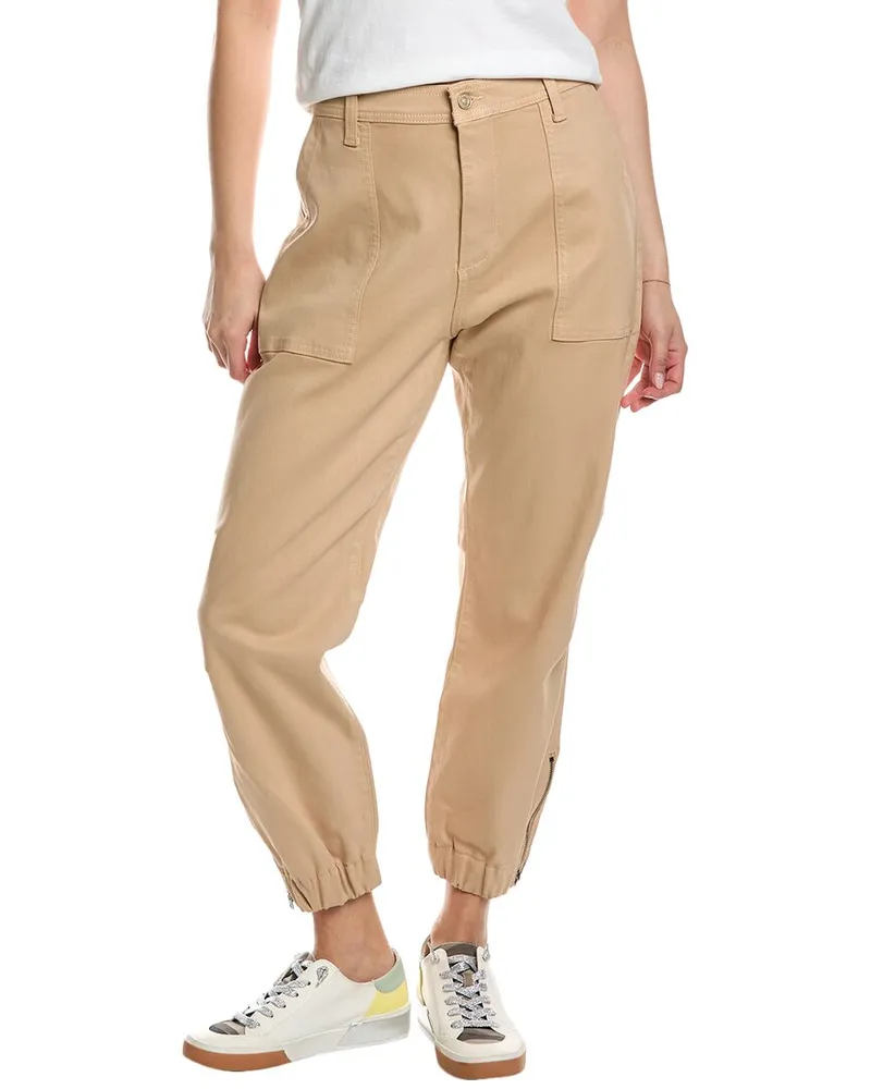7 for all mankind Caramel Coated Darted Boyfriend Jogger Jean Brown