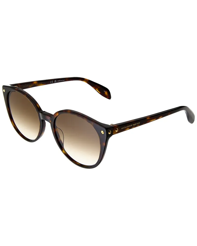 Alexander McQueen Women's AM0130S 55mm Sunglasses Brown