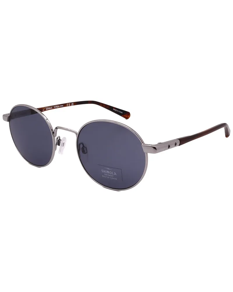 SHINOLA Unisex SH2301S 51mm Sunglasses Silver