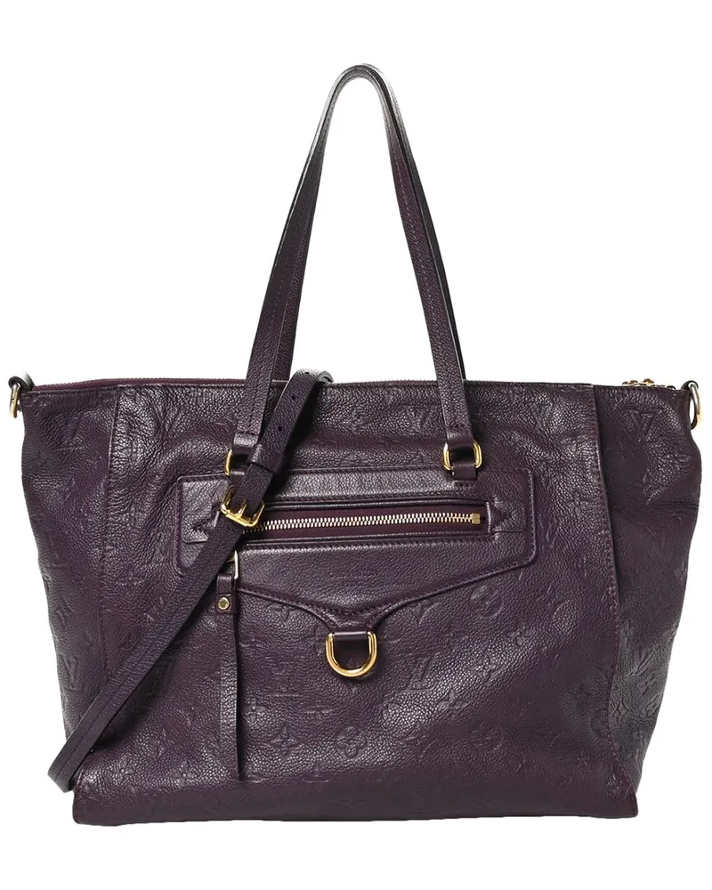 Louis Vuitton Aube Monogram Empreinte Leather Lumineuse PM (Authentic Pre-  Loved Nocolor