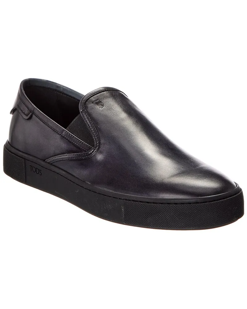 TOD'S TOD’s Leather Slip-On Sneaker Black