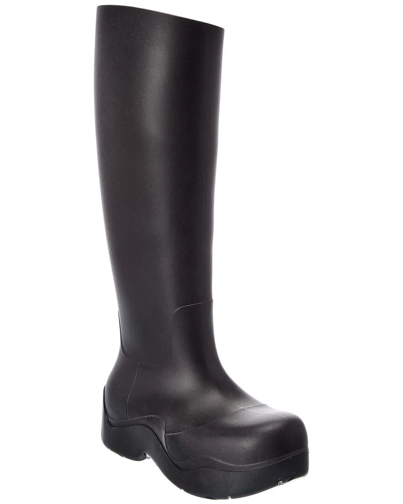 Bottega Veneta The Puddle High Rubber Boot Black