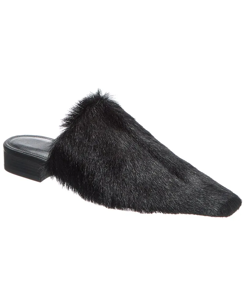 Ferragamo Haircalf Mule Black