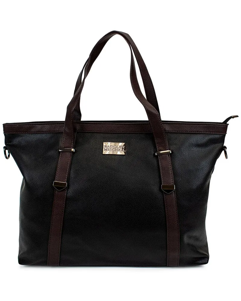 Badgley Mischka Anna XL Weekend Tote Black