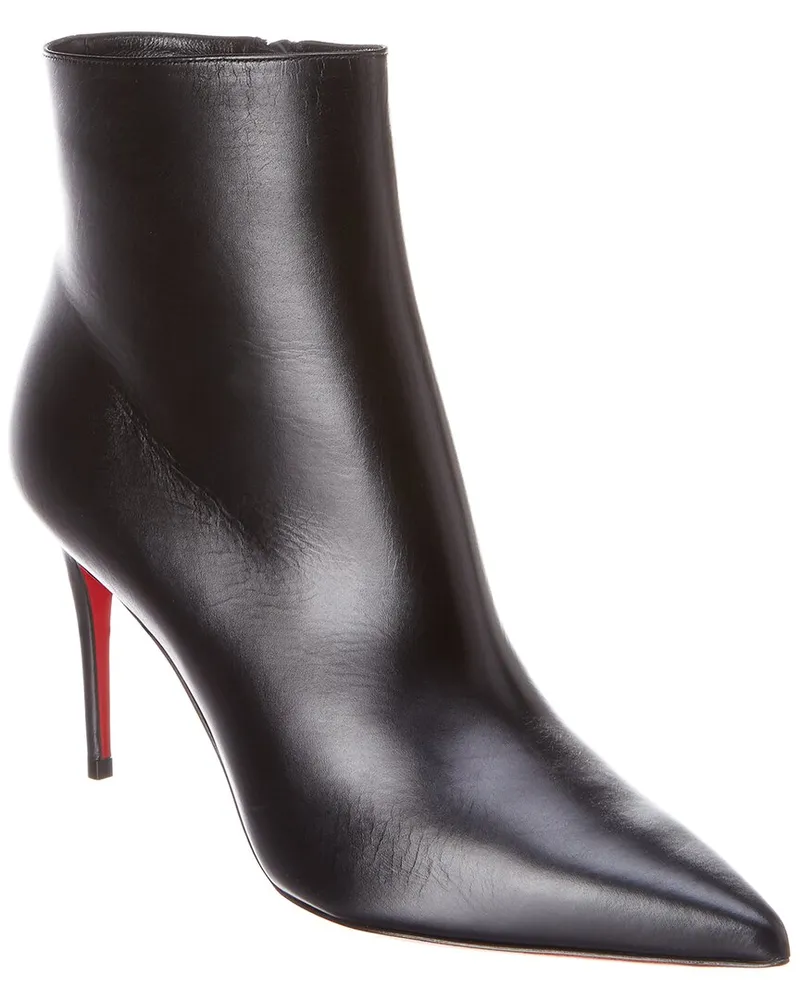 Christian Louboutin So Kate 85 Leather Bootie Black