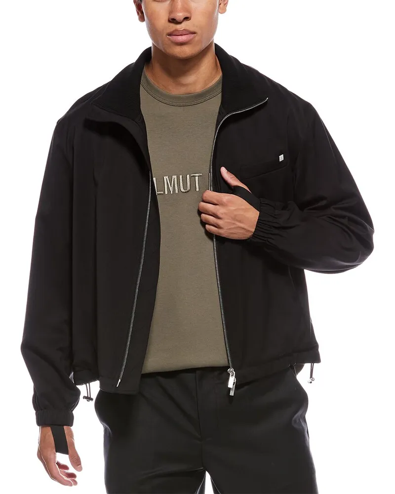 Helmut Lang Relaxed Bomber Jacket Black