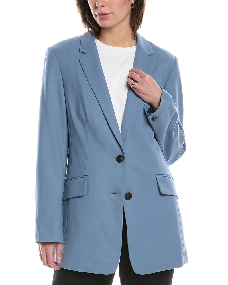 Rag & Bone Charles Twill Wool-Blend Blazer Blue