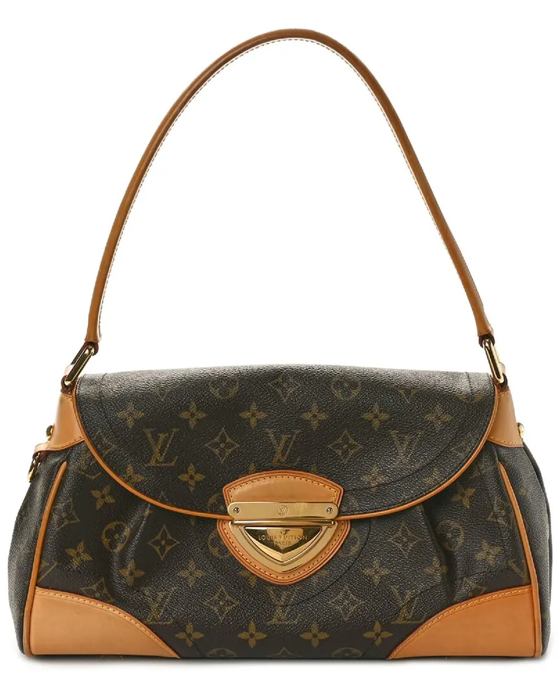 Louis Vuitton Brown Monogram Coated Canvas Beverly MM (Authentic Pre-Loved Nocolor