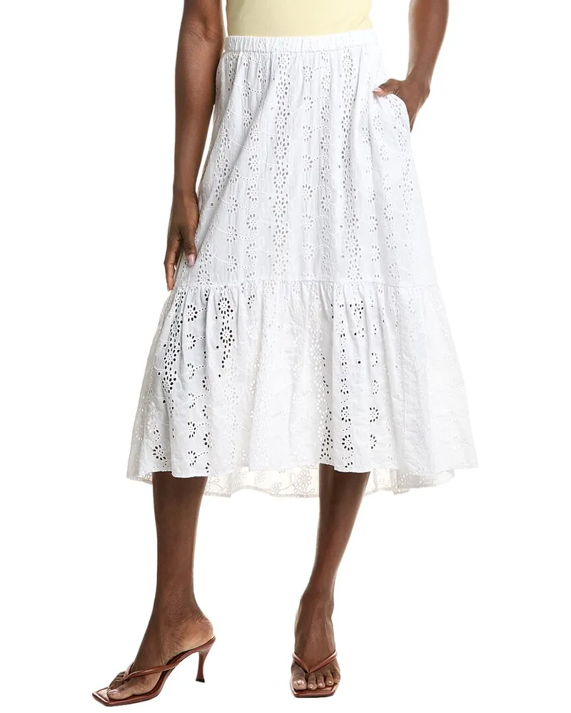 Graham & Spencer Amelia Maxi Skirt White