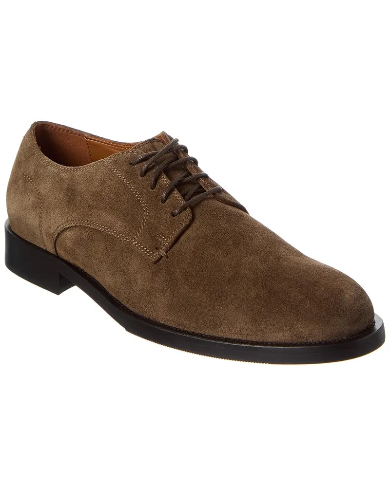 Aquatalia Arturo Suede Oxford Gray