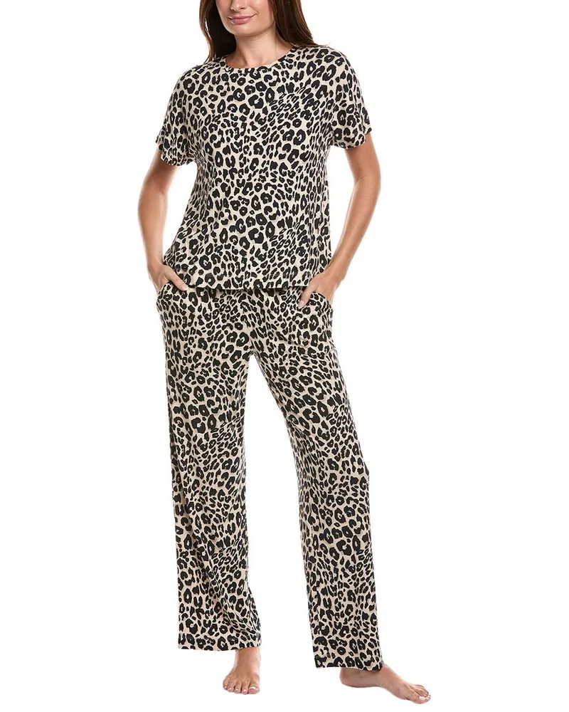 SANCTUARY 2pc Top & Pant Set Brown