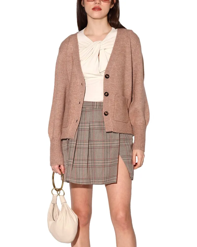 Walter Baker Aretha Cardigan Brown
