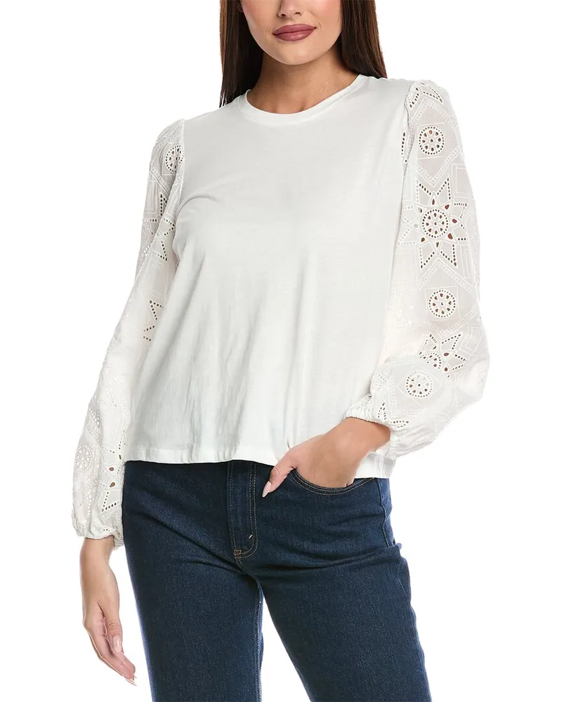 Johnny Was Nora Easy T-Shirt White