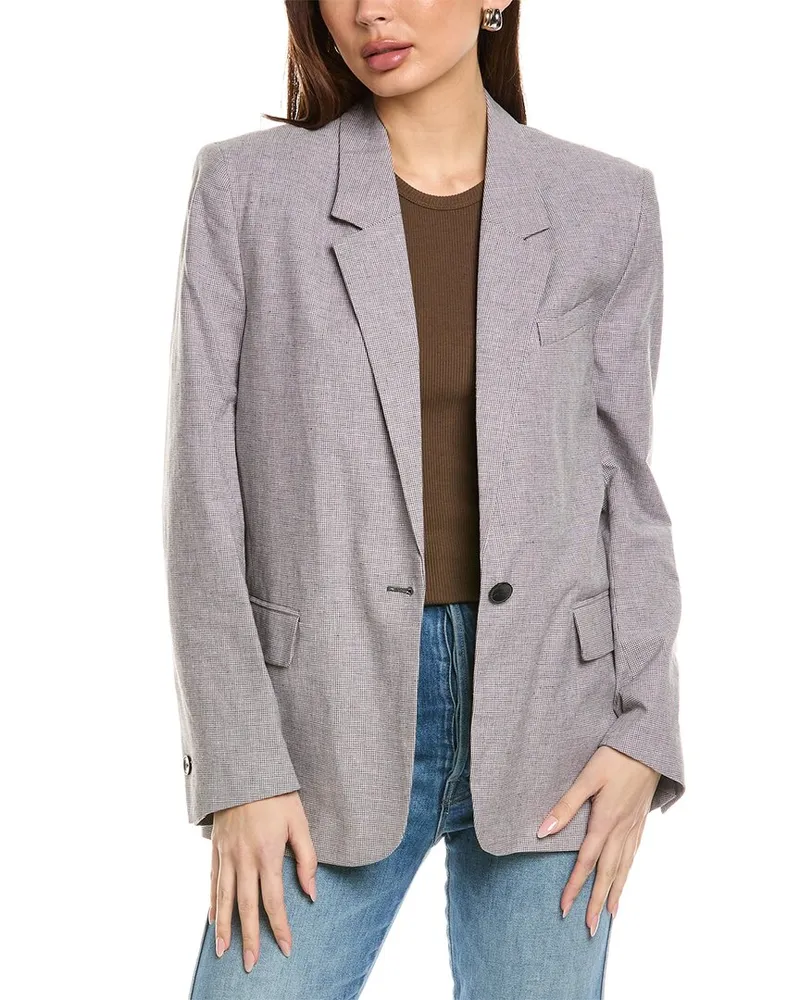 Isabel Marant Isabel Marant E'toile Wool & Alpaca-Blend Jacket Black