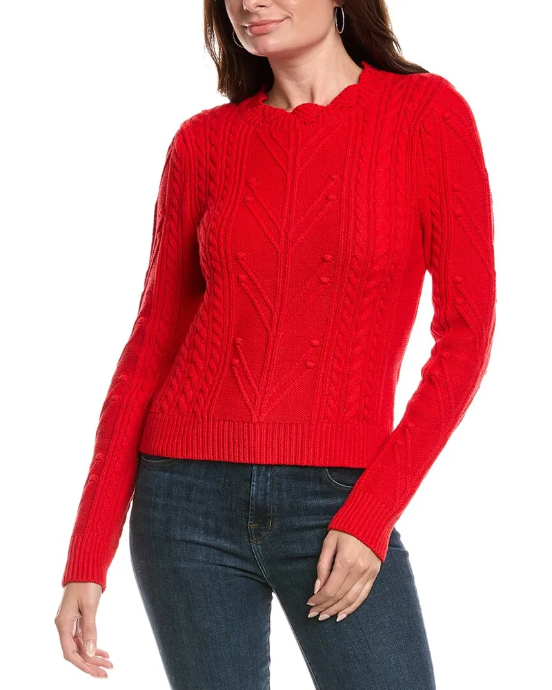 Michael Stars Pia Sweater Red