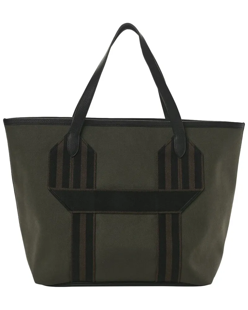 Hermès Black Taurillon Clemence Leather Militaire Pursangle MM (Authentic Pre-  Loved Nocolor