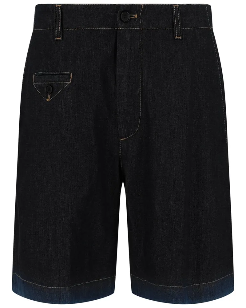 Alexander McQueen Denim Short Nocolor