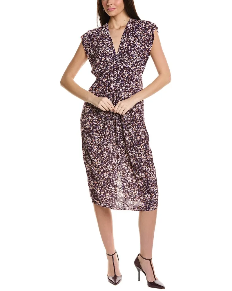 Isabel Marant Etoile Epolia Midi Dress Purple