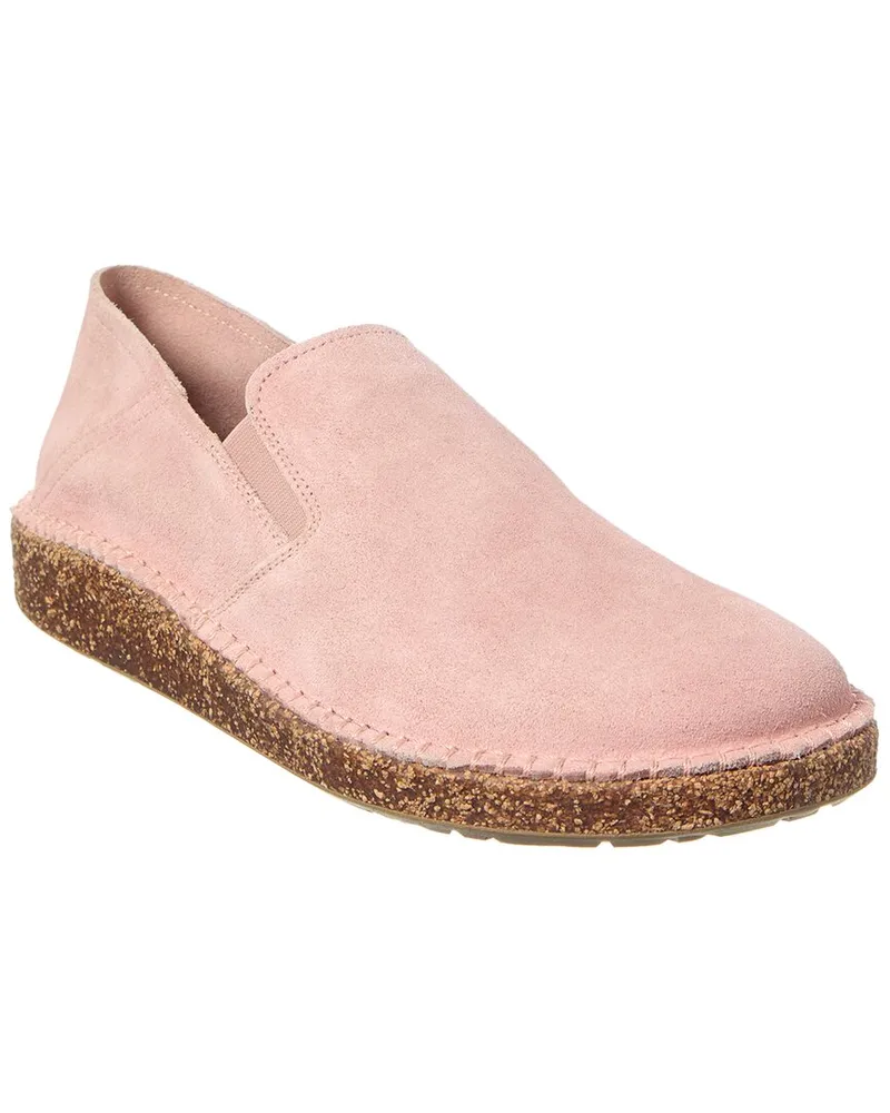 Birkenstock Callan Narrow Suede Espadrille Pink