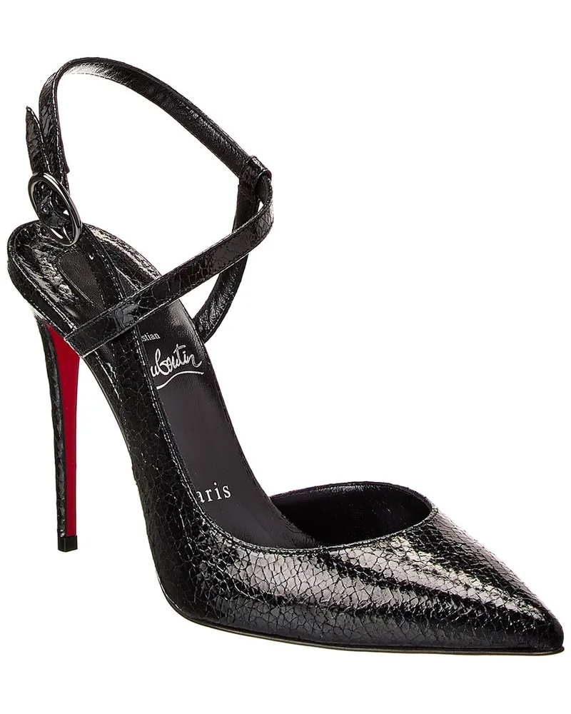 Christian Louboutin Jenlove 100 Leather Pump Black
