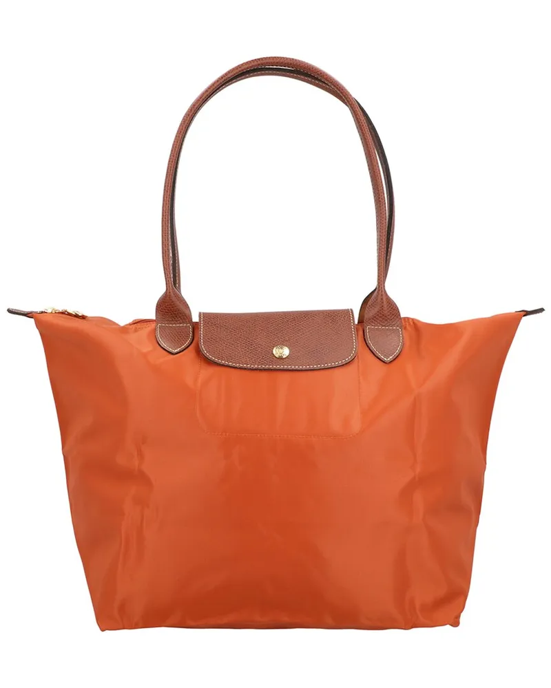 Longchamp Le Pliage Canvas Tote Red