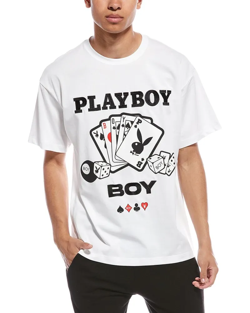 Boy London Playboy X Boy T-Shirt White