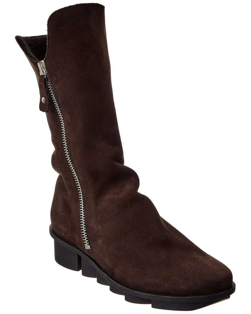 Arche Skater Leather Boot Brown
