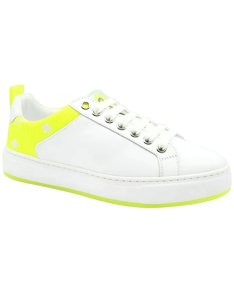 MCM Leather Sneaker White