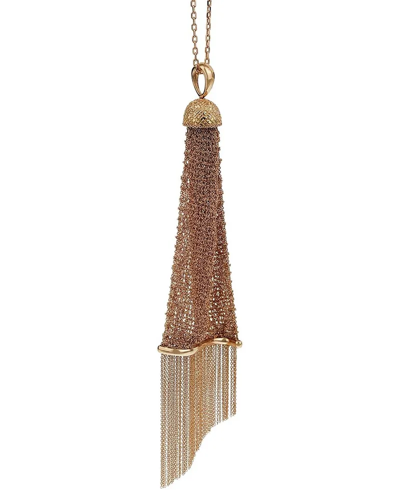 Boucheron 18K Rose Gold Diamond Delilah Pendant Necklace (Authentic Pre-Loved Nocolor