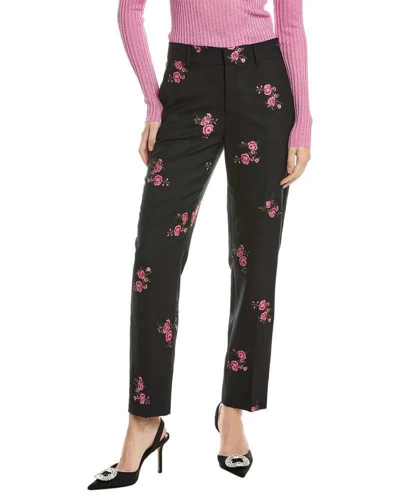 RED Valentino Wool-Blend Pant Black