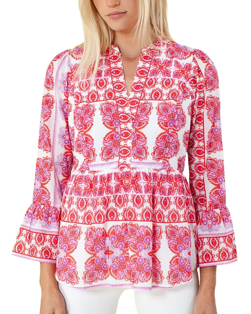 Hale Bob Shirred Top Nocolor