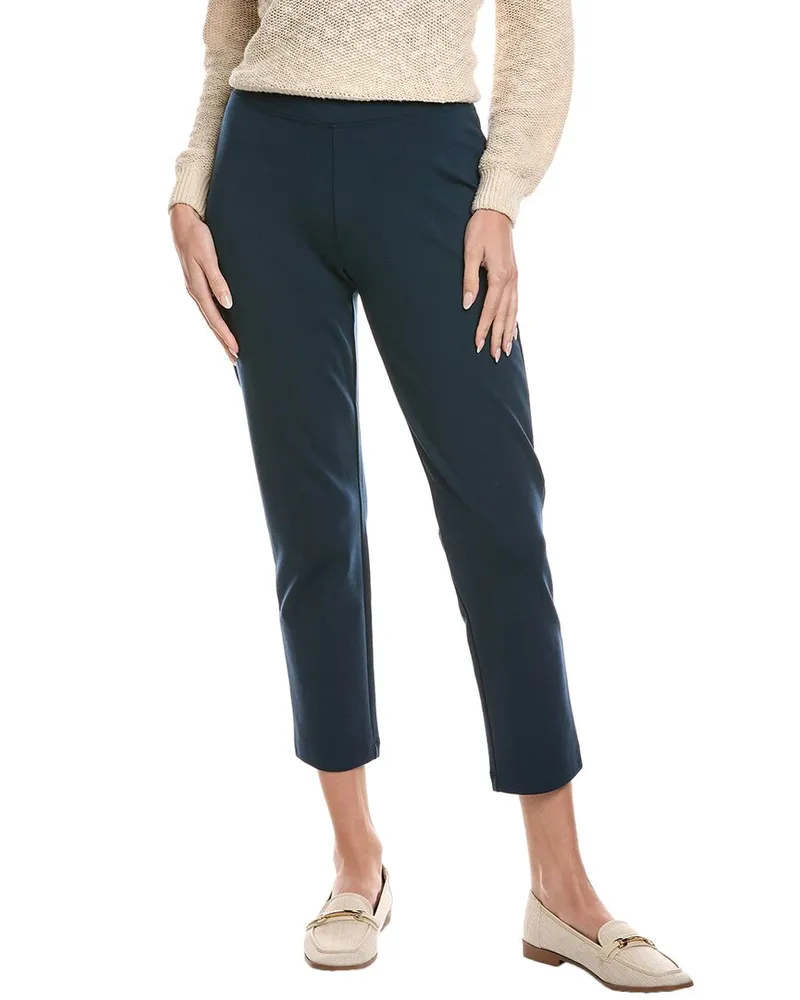 Eileen Fisher Petite Slim Ankle Pant Blue
