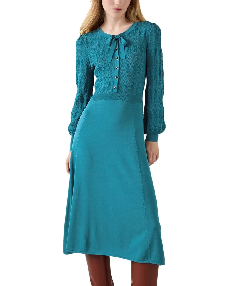 L.K.Bennett  Susannah Dress Blue
