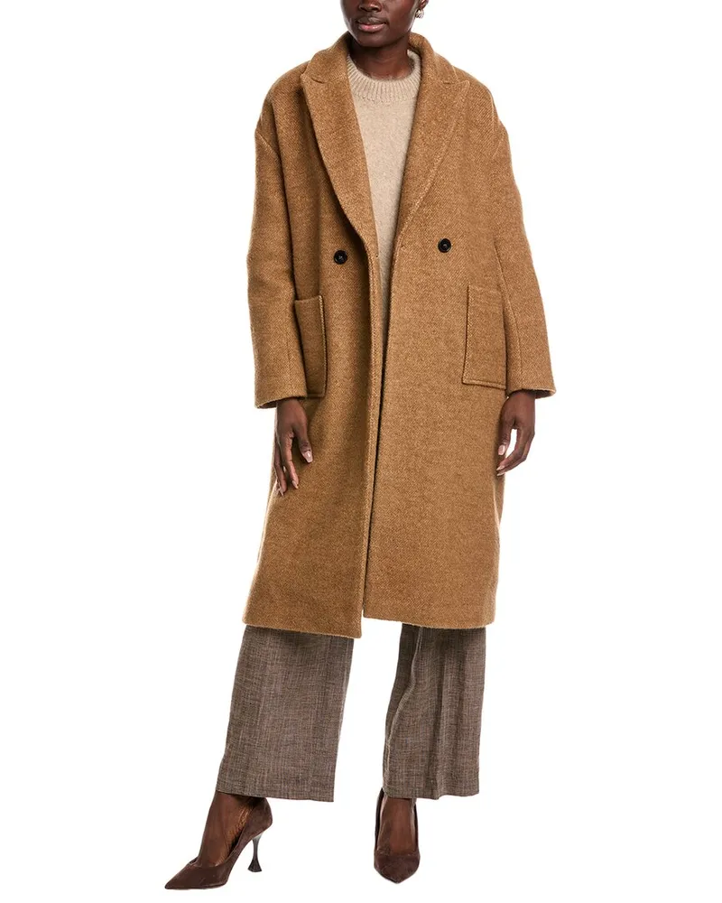 ba&sh Tao Coat Tan