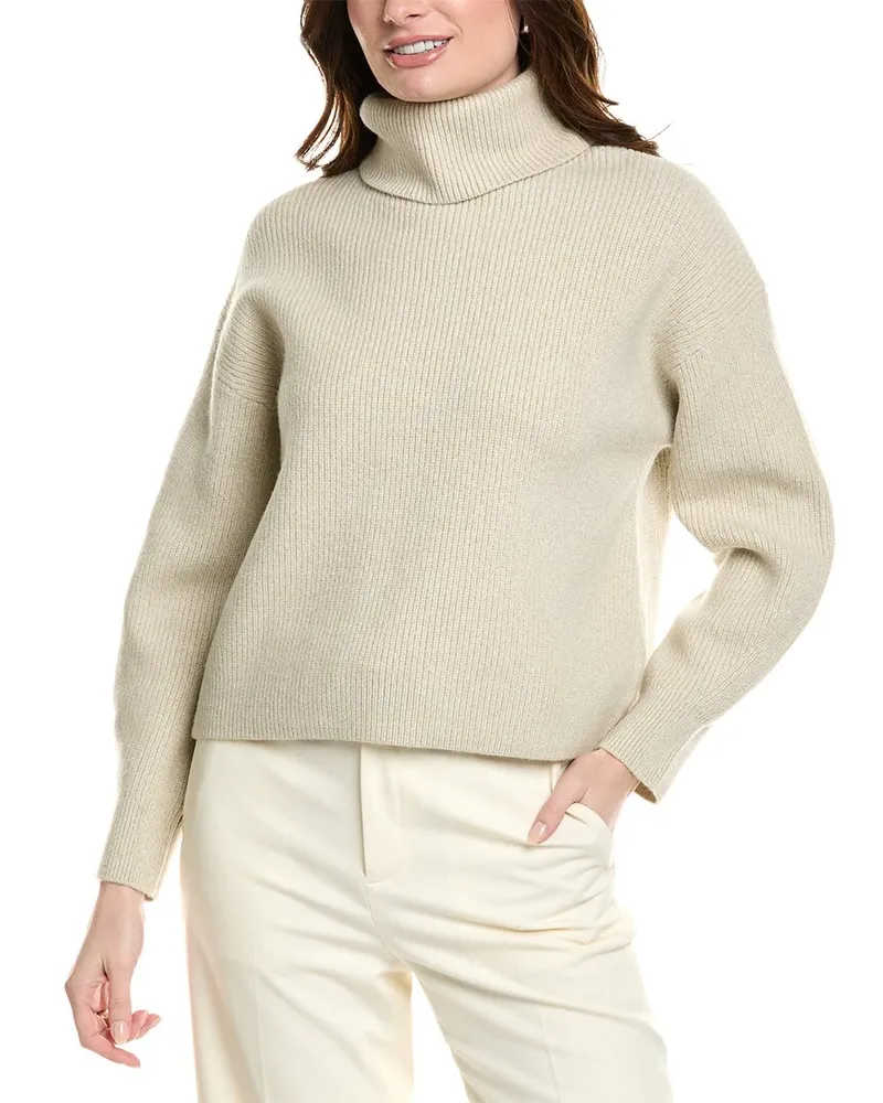 HUGO BOSS Fernadina Wool Sweater Beige