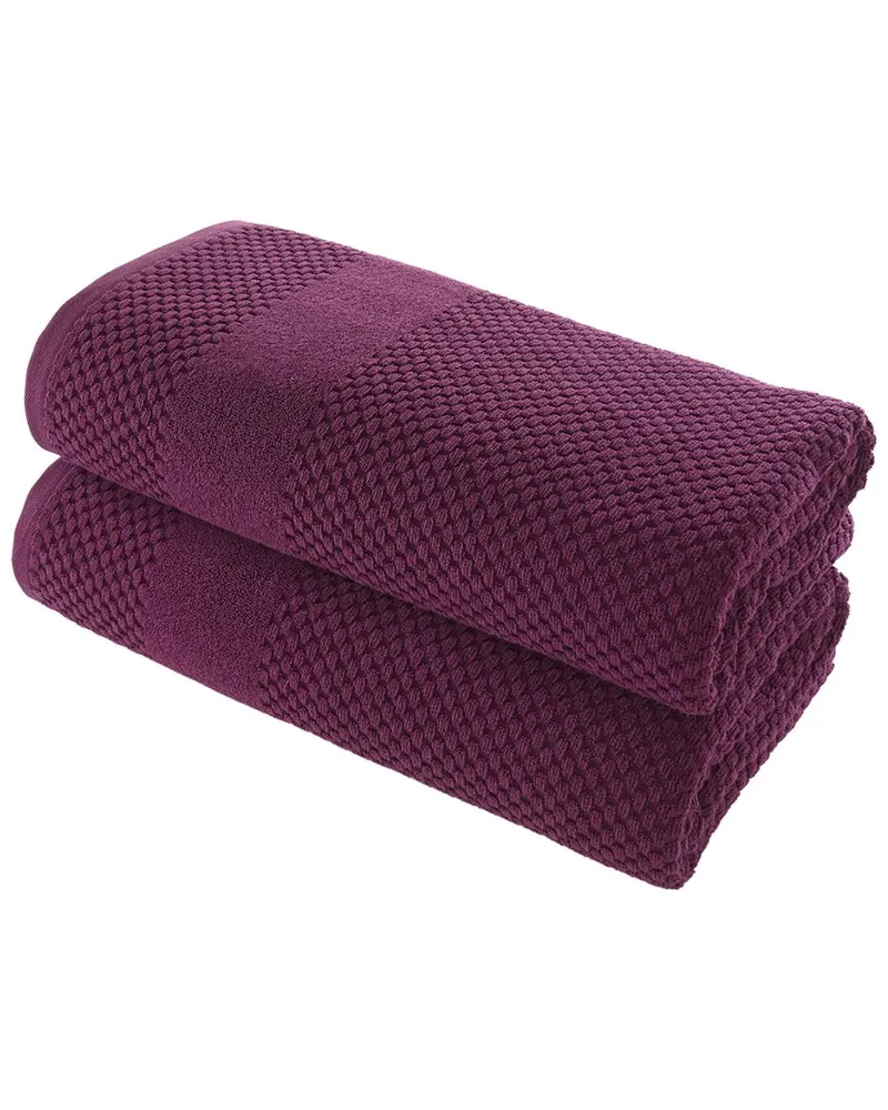 Alexis Antimicrobial Honeycomb Bath Sheet Pack of 2 Nocolor