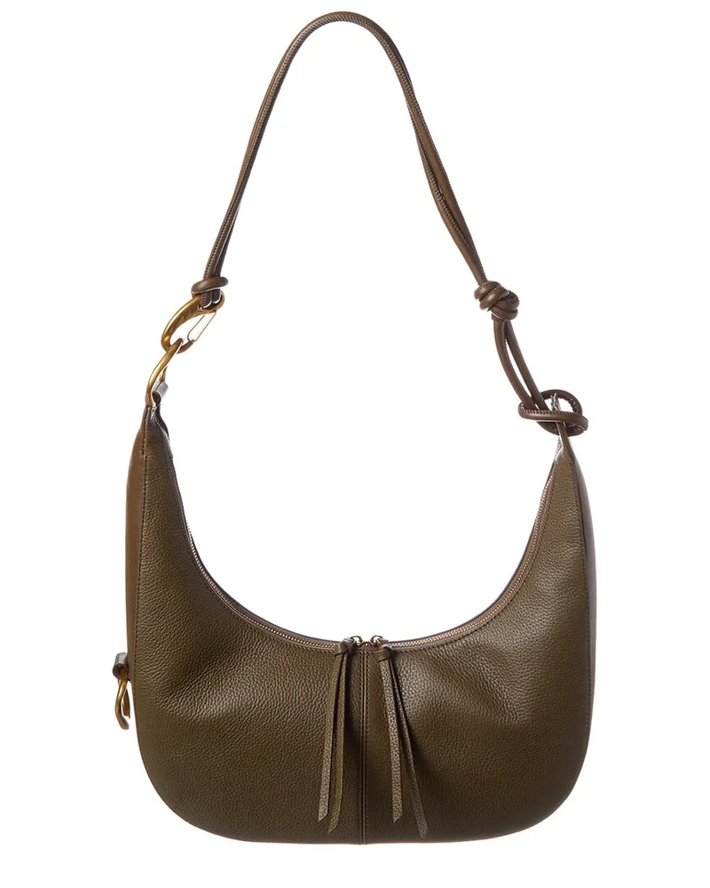 Dolce Vita Melanie Leather Adjustable Sling Bag Green