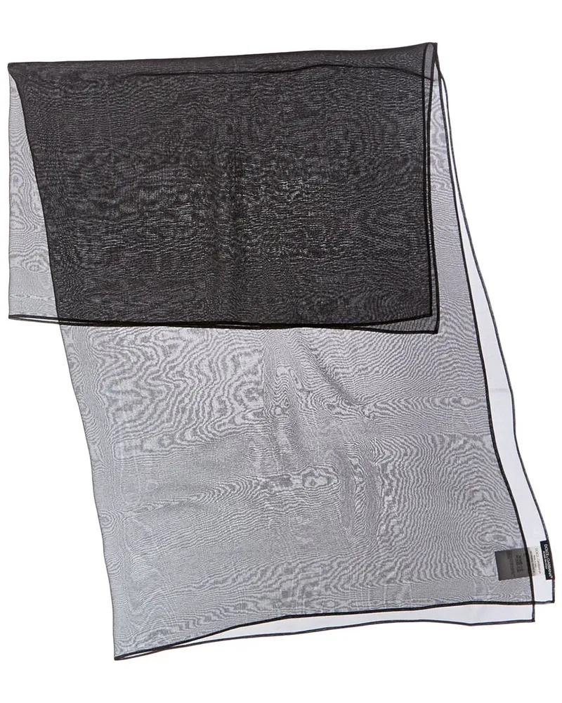 Dolce & Gabbana Chiffon Veil Scarf Black