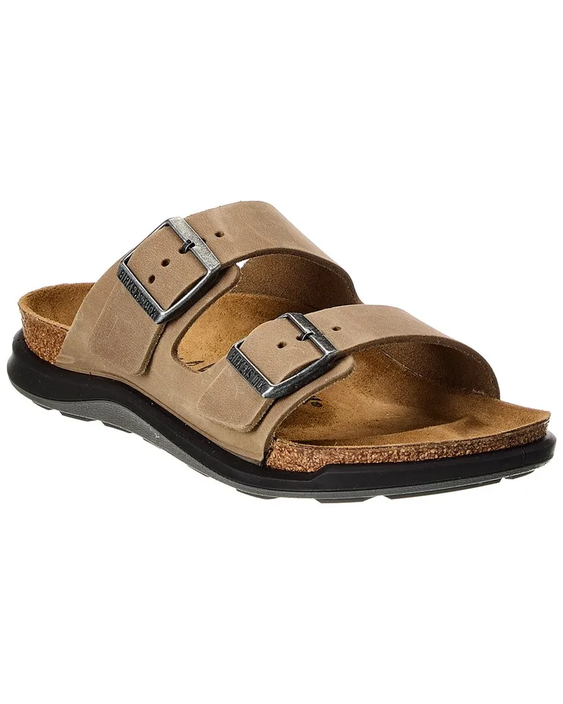 Birkenstock Arizona Crosstown Oiled Leather Sandal Brown