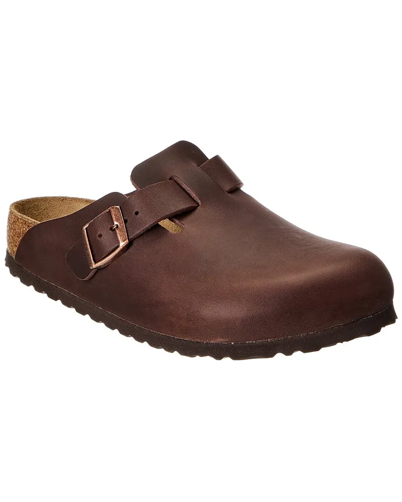 Birkenstock Boston BS Oiled Leather Clog Brown