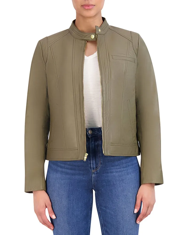 COLE HAAN Cole Hann Leather Jacket Nocolor