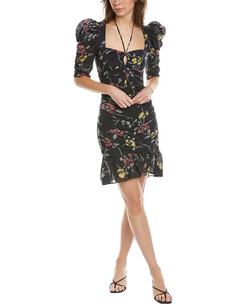 Isabel Marant Étoile Galdino Mini Dress Black