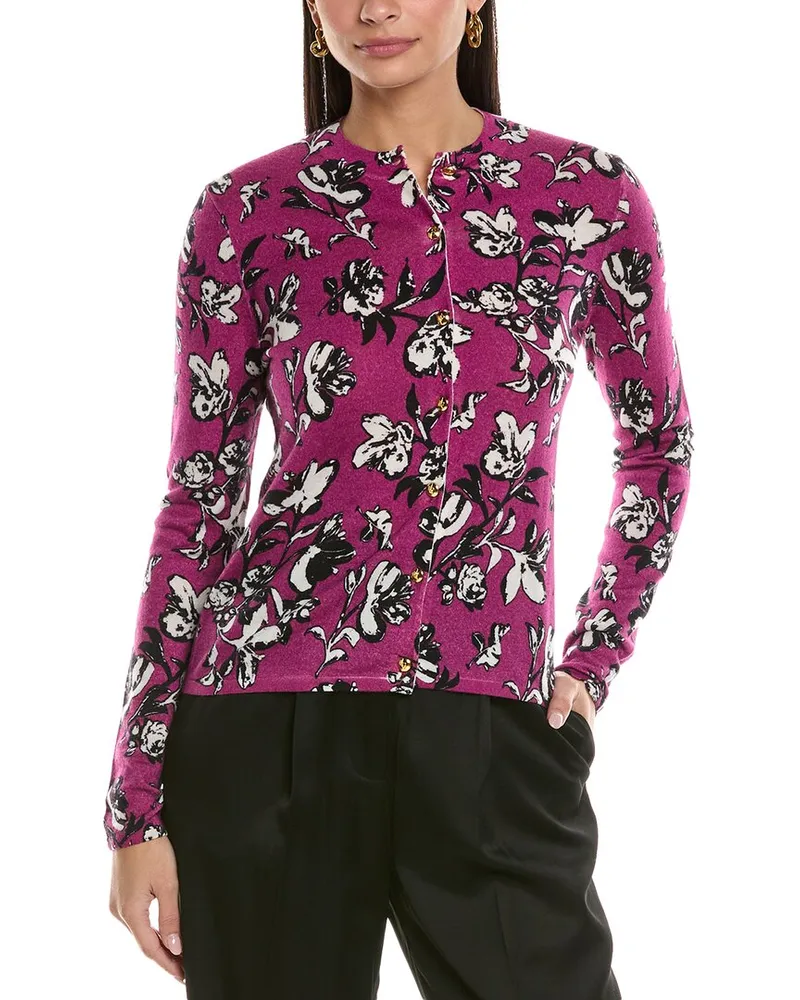 ST. JOHN Wool Cardigan Pink