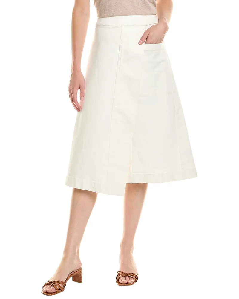Proenza Schouler Iris Wrap Skirt White