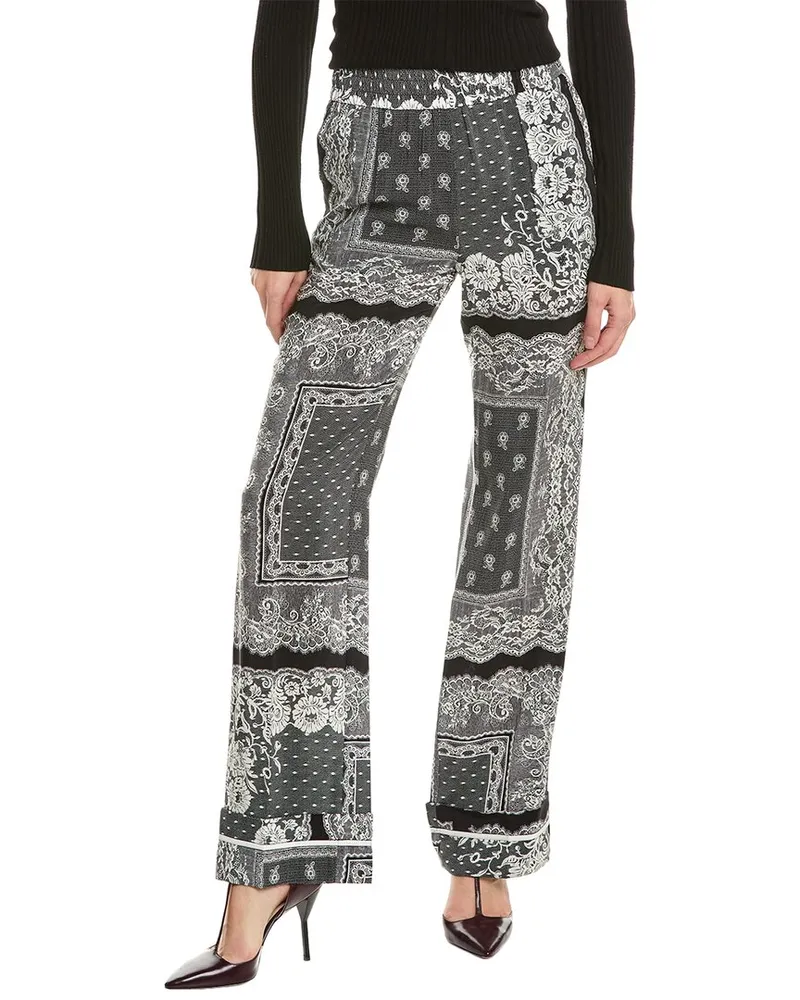 RED Valentino Silk Pant Black