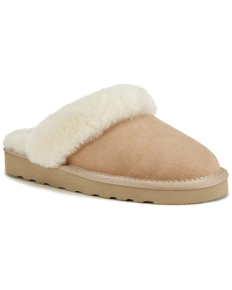 Australia Luxe Mool Suede Slipper Beige