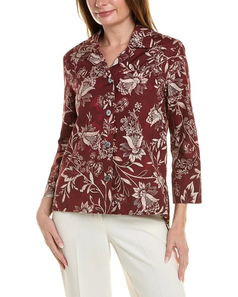 Max Mara S  Fauna Shirt Red