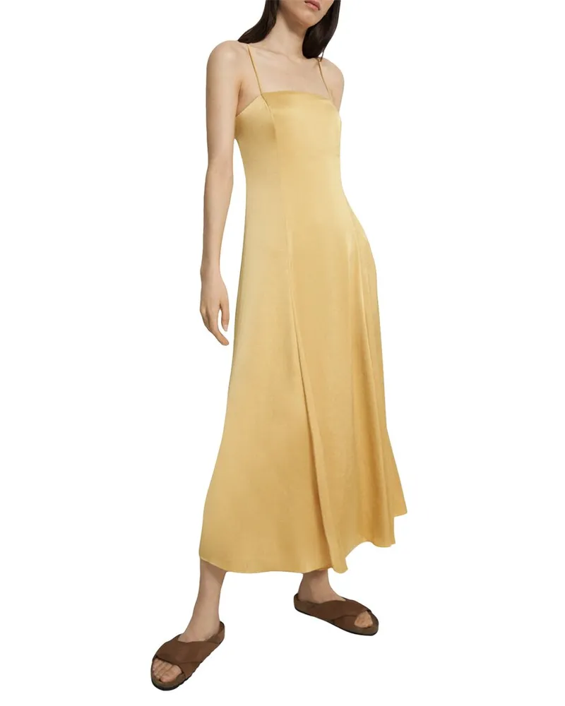 Theory Cami Volume Midi Dress Nocolor