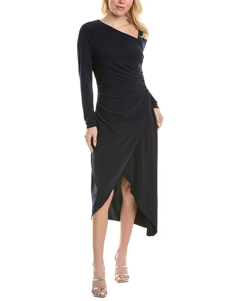 Halston Giorgia Cocktail Dress Blue