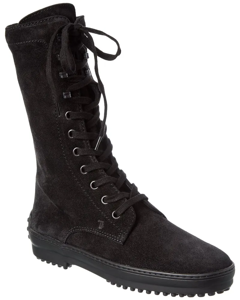 TOD'S TOD’s Gommino Suede Boot Black